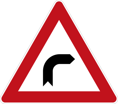 Kurve – rechts