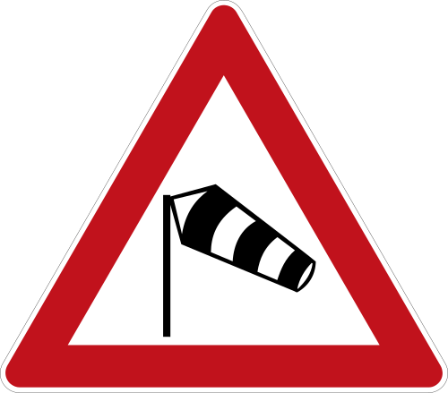 Seitenwind von links