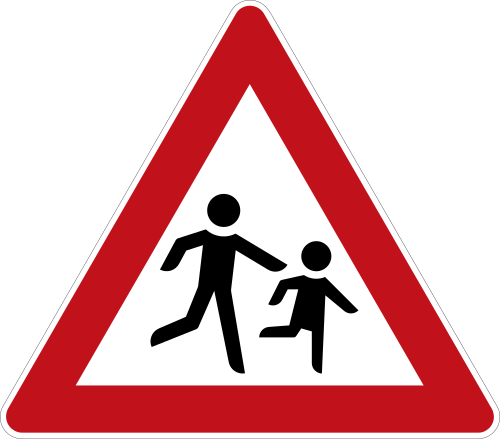 Kinder – Aufstellung links