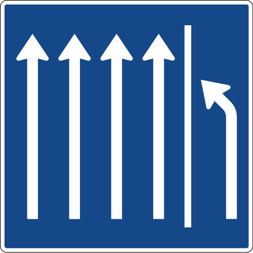 Seitenstreifen räumen – 4 Fahrstreifen und Seitenstreifen