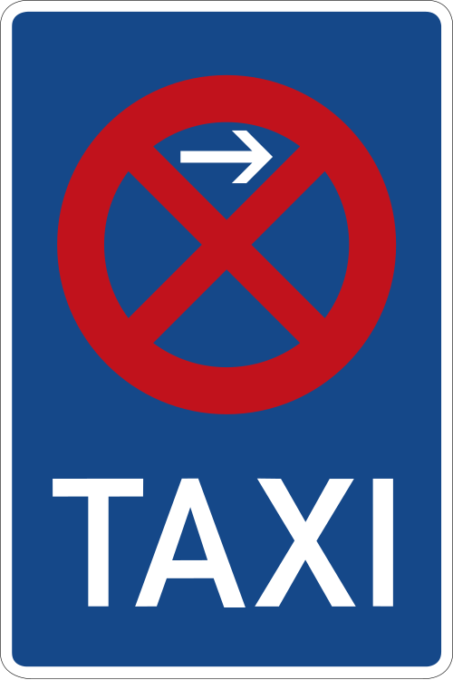 Taxistand – Anfang – Aufstellung links