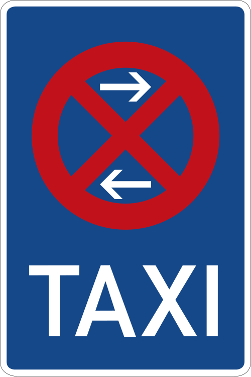 Taxistand – Mitte – Aufstellung links