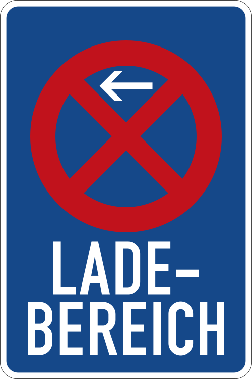 Ladebereich – Anfang – Aufstellung rechts