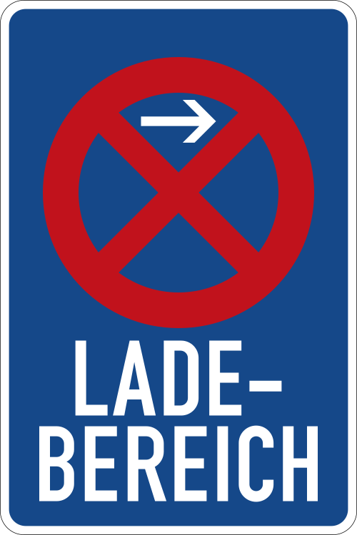 Ladebereich – Anfang – Aufstellung links