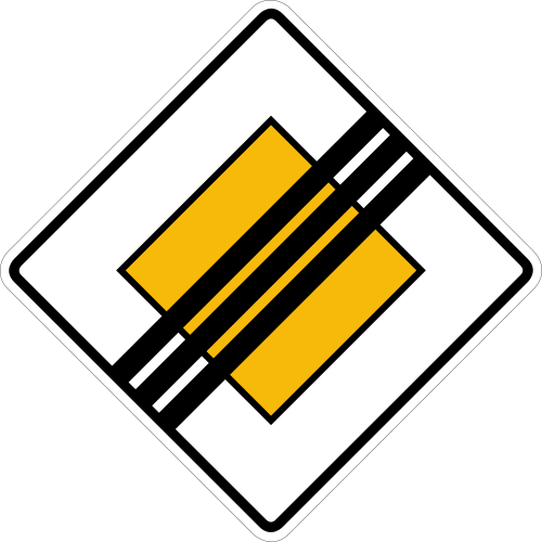 Ende der Vorfahrtstraße