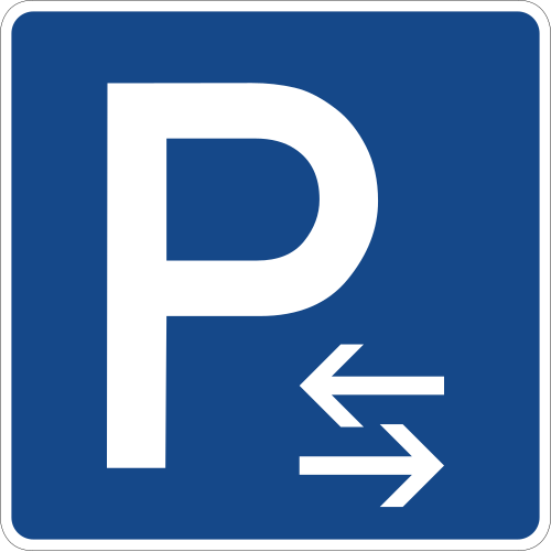 Parken Mitte Aufstellung rechts