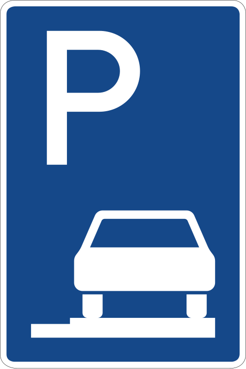 Parken auf Gehwegen – ganz in Fahrtrichtung rechts