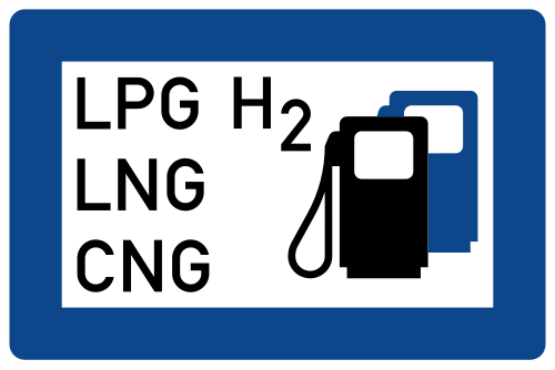 Tankstelle mit Tankmöglichkeit aller Kraftstoffarten