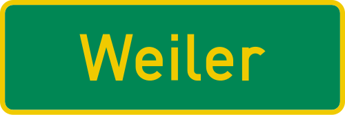 Ortshinweistafel