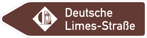 Touristische Route, Pfeilwegweiser linksweisend