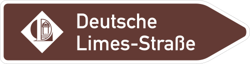 Touristische Route, Pfeilwegweiser rechtsweisend