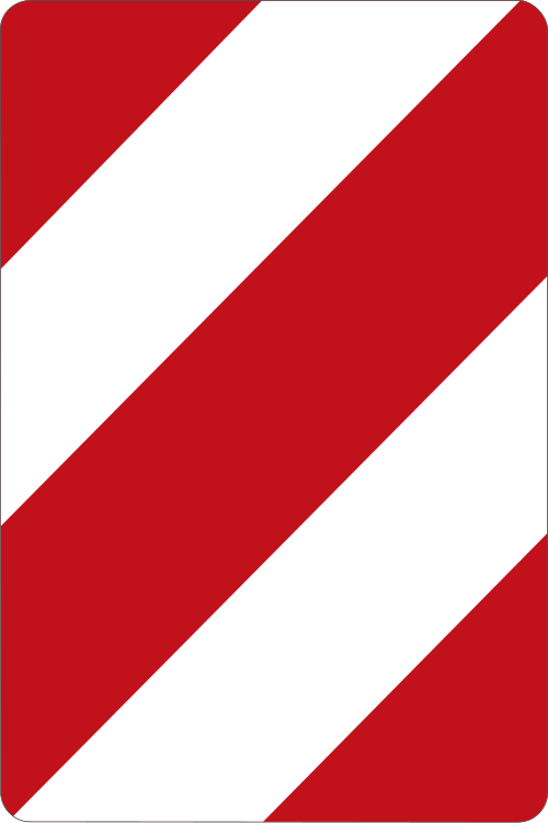 Leitplatte (Aufstellung rechts); 750 × 500 mm