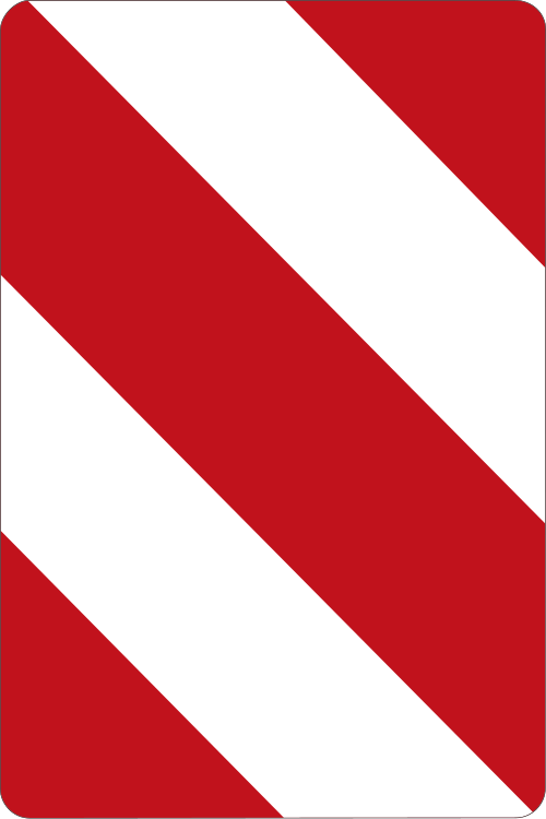 Leitplatte (Aufstellung links); 750 × 500 mm